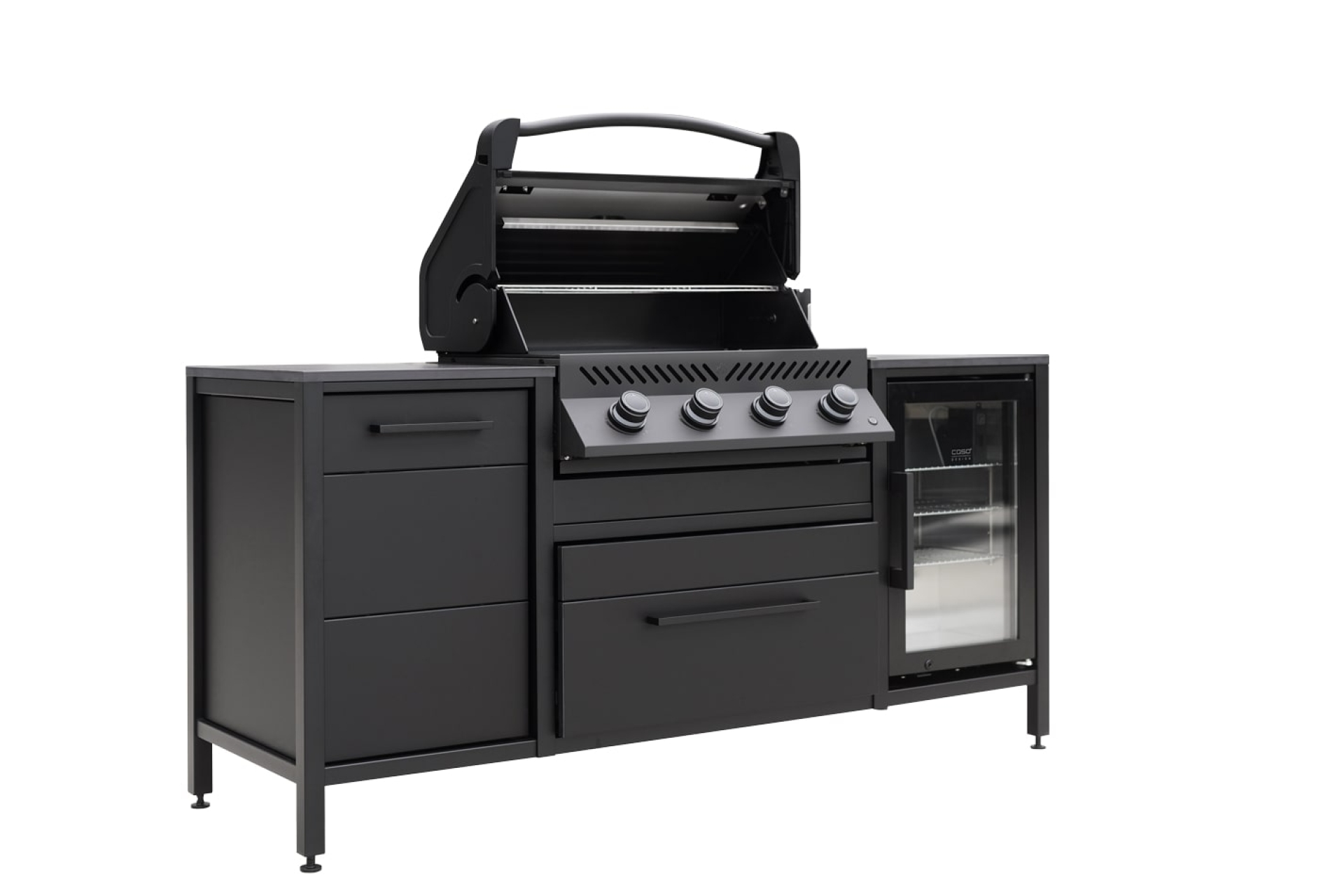 Burnout BBQ Block Schwarz